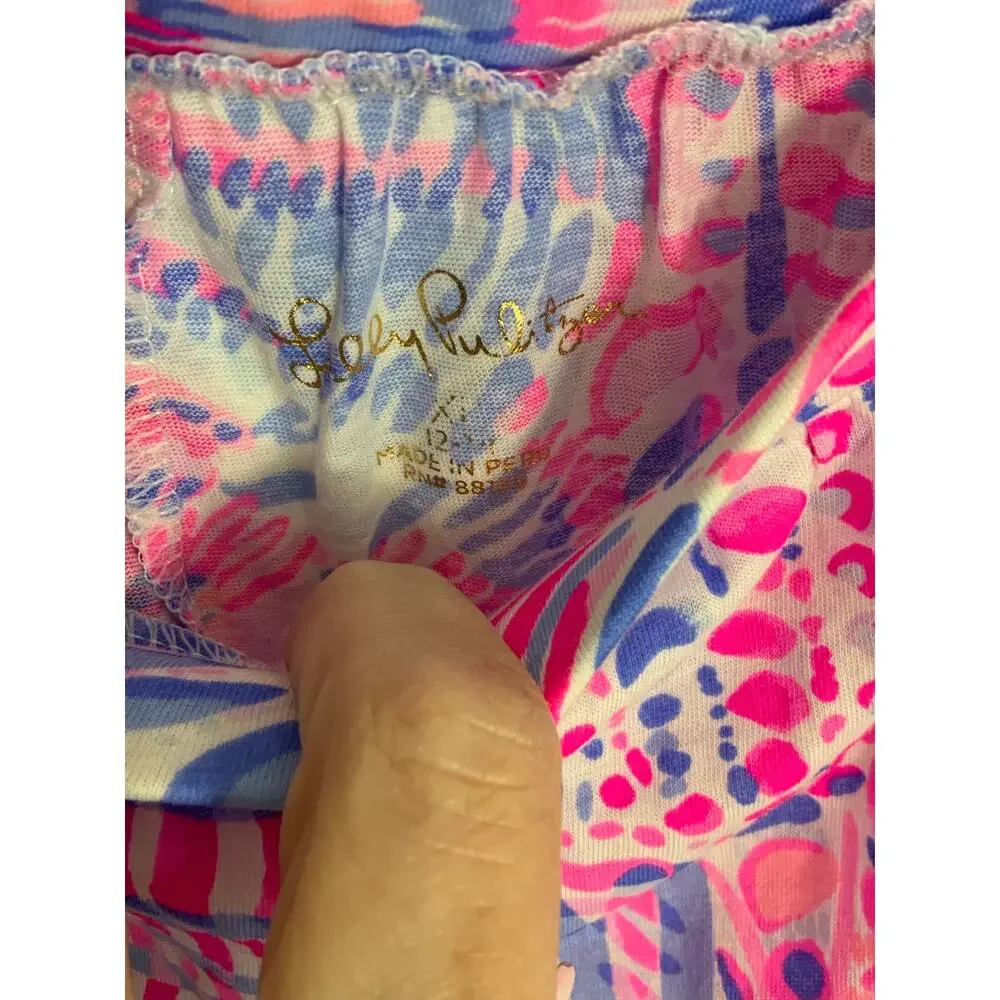 Lilly Pulitizer Knit Girl's shorts‎ size XL 12-14